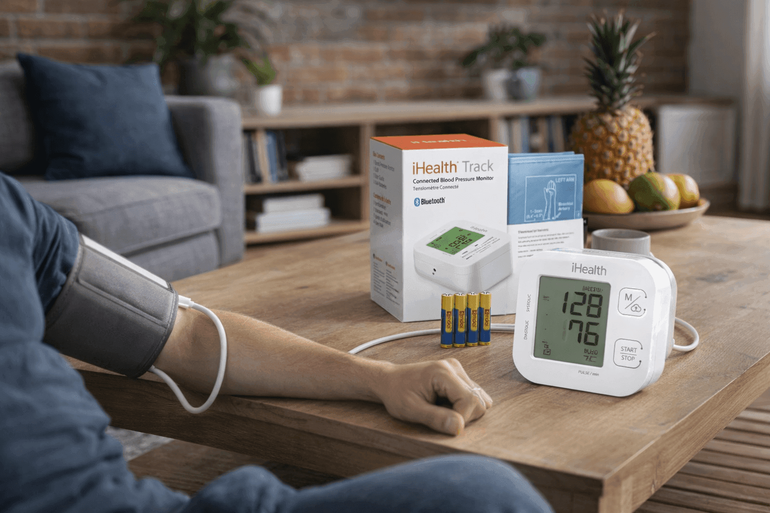 iHealth Track Smart Blood Pressure Monitor: Accurate, App-Connected Home Monitoring