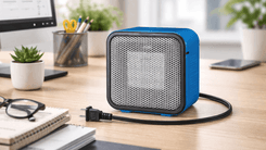 Amazon Basics Ceramic Portable Mini Space Heater: Small Heater, Big Desk Comfort