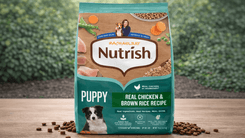 Rachael Ray Nutrish dry dog food chicken and veggie formula bag