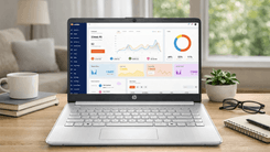 HP Stream 14 inch BrightView laptop lightweight design for students and everyday use