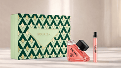 Prada Paradoxe Intense Eau de Parfum luxury perfume bottle with iconic triangular design