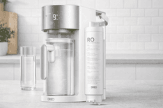 “DREO Reverse Osmosis Water Filter on kitchen counter providing clean purified drinking water”