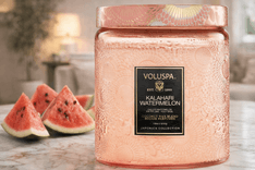Voluspa Kalahari Watermelon Candle Jar premium coconut wax home fragrance candle
